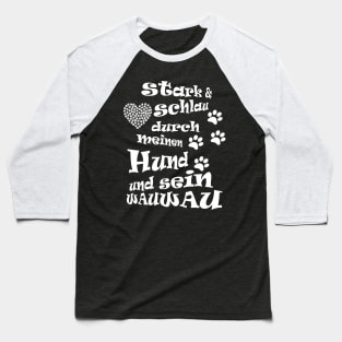 Hunde Herrchen Mops Lustig Spruch Hund Sprüche Baseball T-Shirt